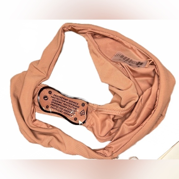 NWT Good American ‘Rib Better Bikini Cheeky’ Bottom in Desert Rose, Size Large - Picture 10 of 15